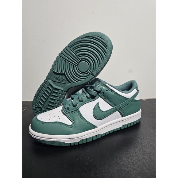 Nike Dunk Low BG White Bicoastal Skate Shoes GS Size 4.5Y/6 Women's HF4798-100
